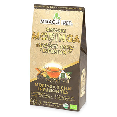 Té de Moringa Energético Orgánico - Chai - Alternativa al Café