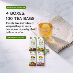 Organic Moringa Tea Bundle - Tranquility Set - 4 Flavors - Value