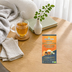 Organic Moringa Energy Tea - Orange Passionfruit - Natural Coffee Alternative - Lifestyle