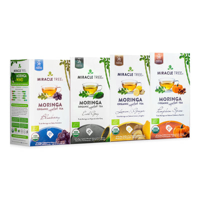Ekologiskt Moringate-paket - Serenity Set - 4 Smaker