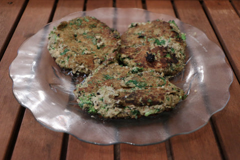 Miracle Tree's Moringa Infused Salmon Burger