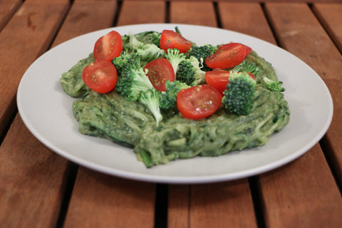 Miracle Tree’s Moringa-Pesto Zucchini Noodles