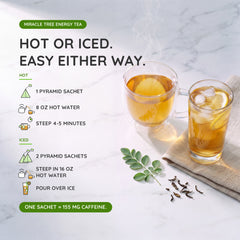 
                    
                      Thé Moringa Énergie Bio - Chai - Alternative au Café - Comment l’infuser
                    
                  