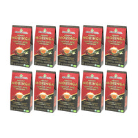 Thé Moringa Énergie Bio - Cerise-Camomille - Alternative au Café - Lot de 10 (160 sachets) - Devant de la boîte