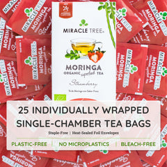 
                    
                      Té de Moringa Orgánico - Fresa - Sin Cafeína - Dentro de la caja
                    
                  