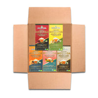Organic Energy Tea Starter Set - 5 Flavors - Coffee Alternative Bundle