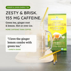 
                    
                      Té de Moringa Energético Orgánico - Jengibre-Limón - Alternativa al Café - Sabor
                    
                  