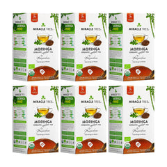 
                    
                      Ekologiskt Moringate - Rooibos - Koffeinfritt - 6-pack (150 tepåsar) - Förpackningens framsida
                    
                  