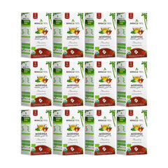 
                    
                      Té de Moringa Orgánico - Fresa - Sin Cafeína - Pack de 12 (300 bolsitas) - Frente de la caja
                    
                  