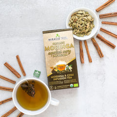 
                    
                      Thé Moringa Énergie Bio - Chai - Alternative au Café - Art de vivre
                    
                  
