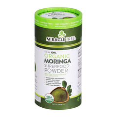 
                    
                      Organic Moringa Powder - 8oz Canister - Front of box
                    
                  