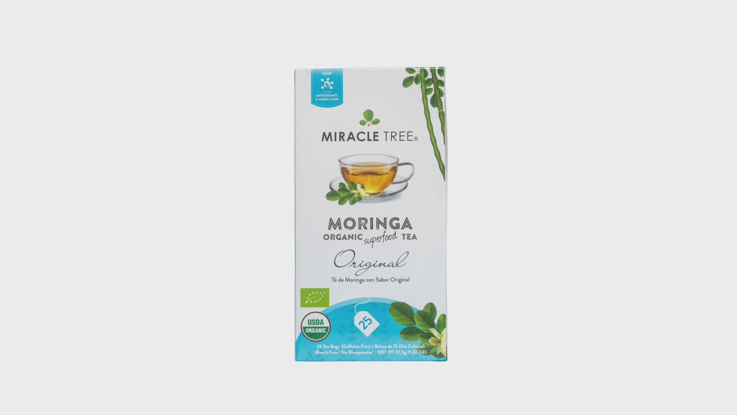 Organic Moringa Tea - Original - Caffeine-Free Herbal Tea
