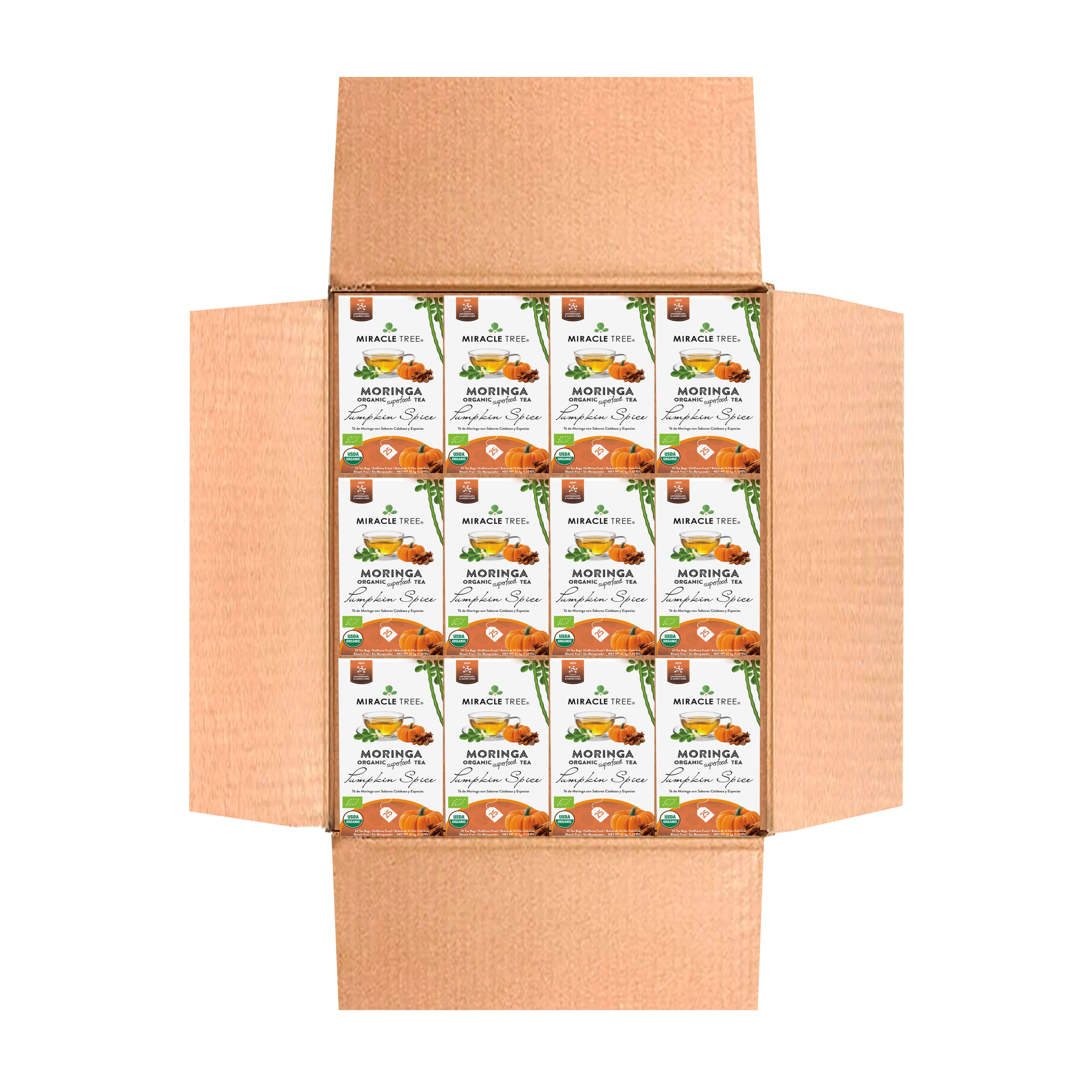 Organic Moringa Tea, Pumpkin Spice – Miracle Tree