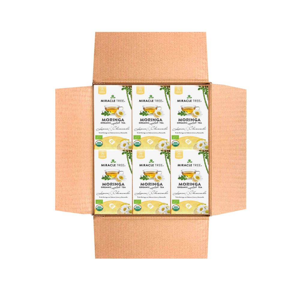
                  
                    Organic Moringa Tea, Lemon & Chamomile
                  
                