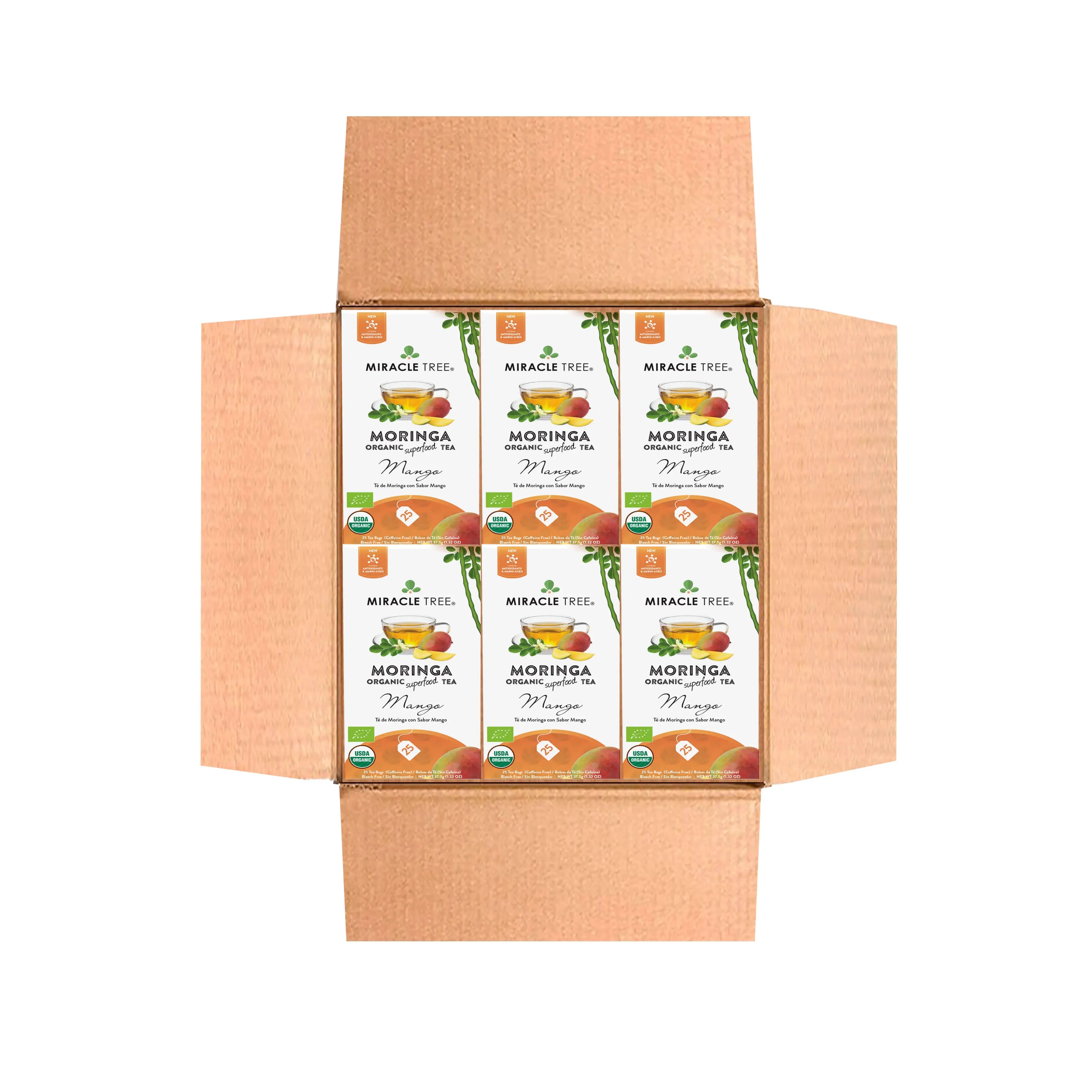 Mango Moringa Tea - Organic Caffeine-Free Herbal Tea | Miracle Tree