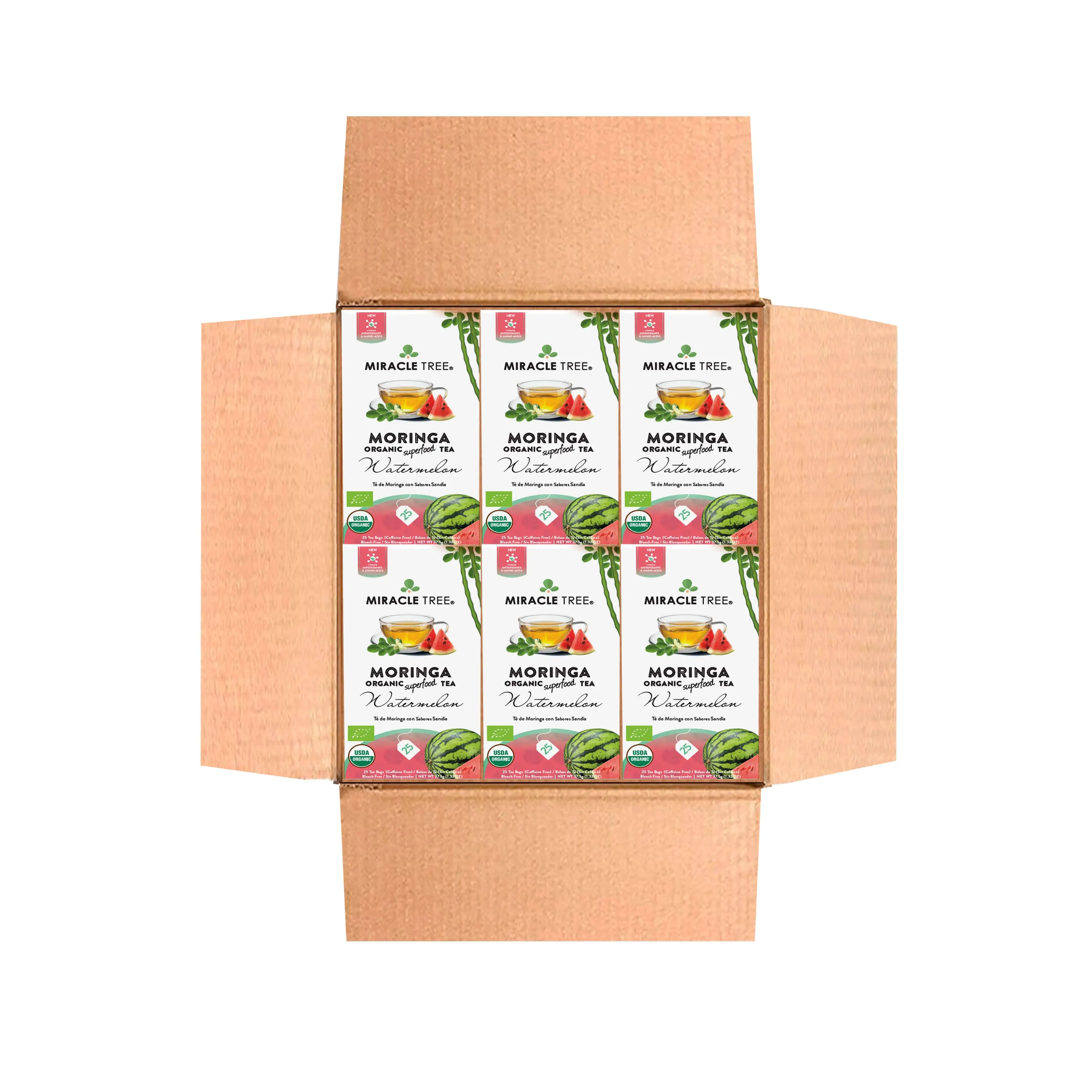 Watermelon Moringa Tea - Organic Caffeine-Free Herbal Tea